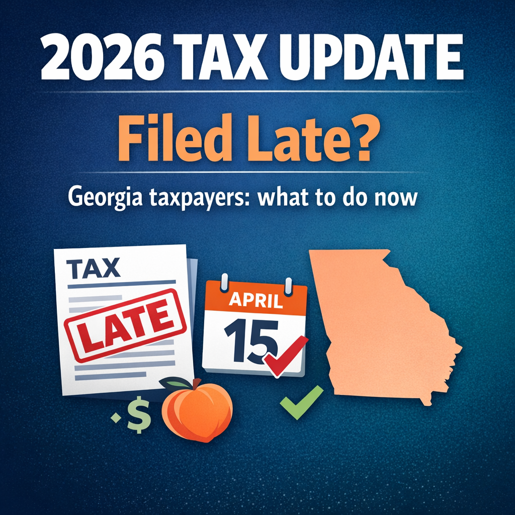 2026 Tax Update: Filed Your Taxes Late? What Georgia Taxpayers Need to Do Now