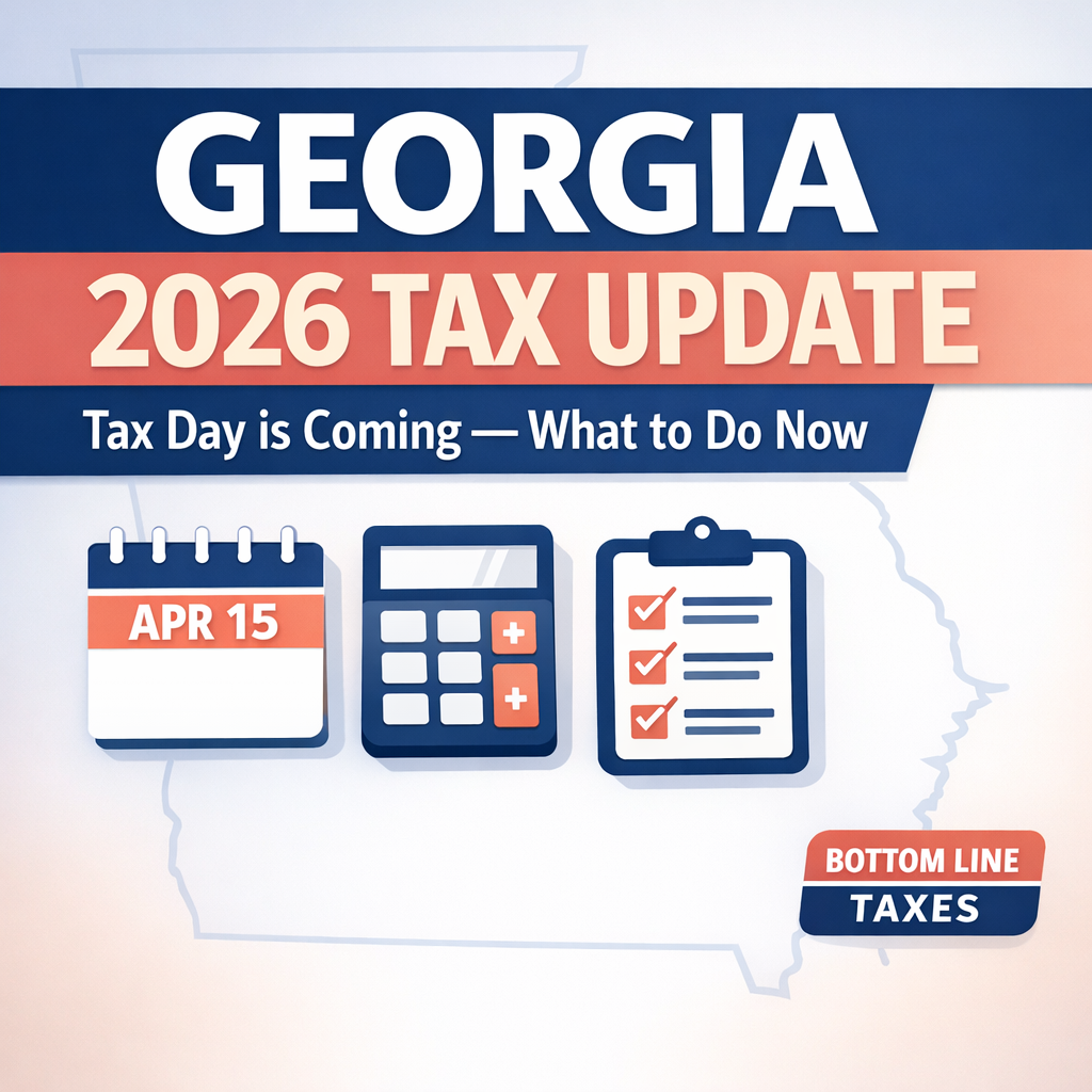 2026 Tax Update for Georgia: Tax Day Is Coming — What to Do Now | Bottom Line Taxes