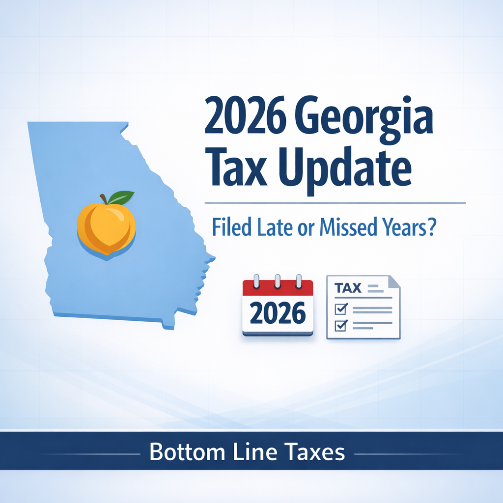 2026 Tax Update for Georgia: What to Do If You Filed Late or Missed Years — Bottom Line Taxes
