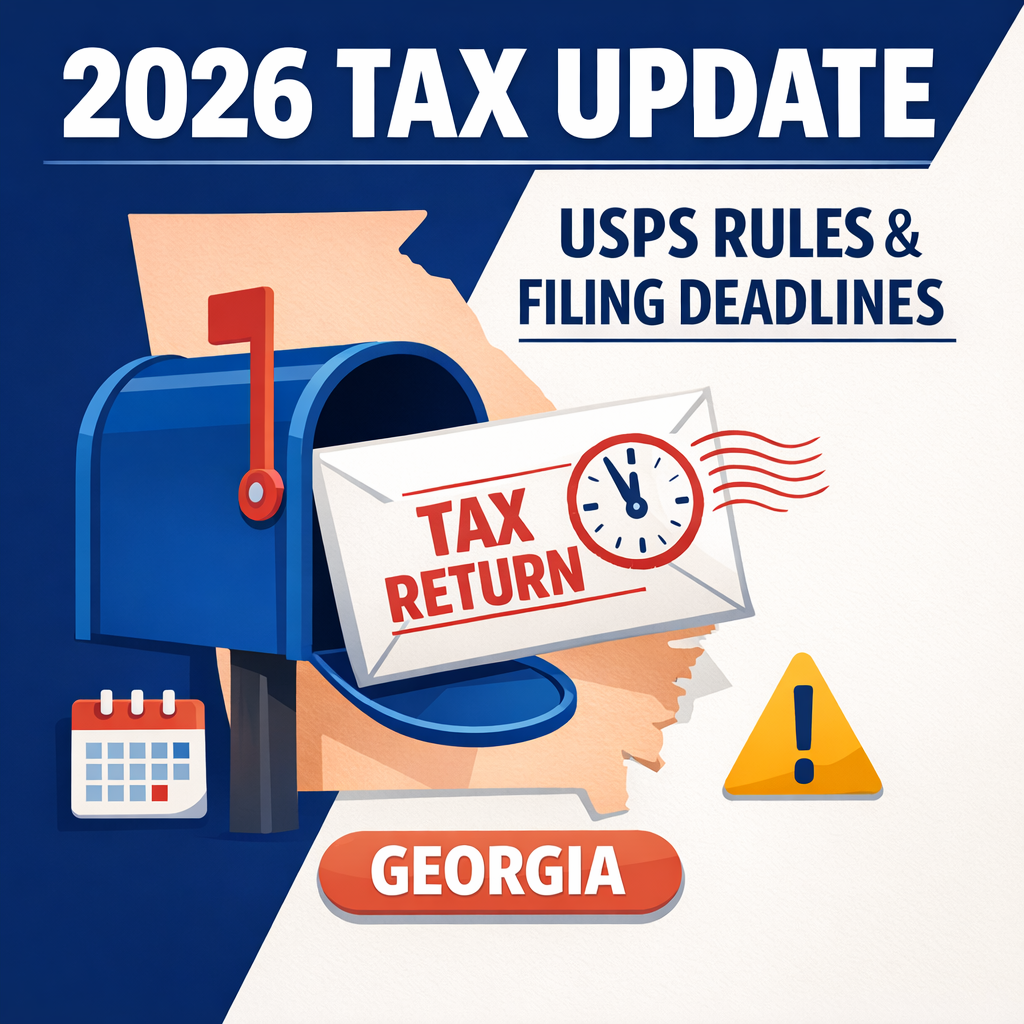 2026 Tax Update: New USPS Rules Could Affect Whether Your Tax Filing Is Considered On Time — What Georgia Taxpayers Should Do Now