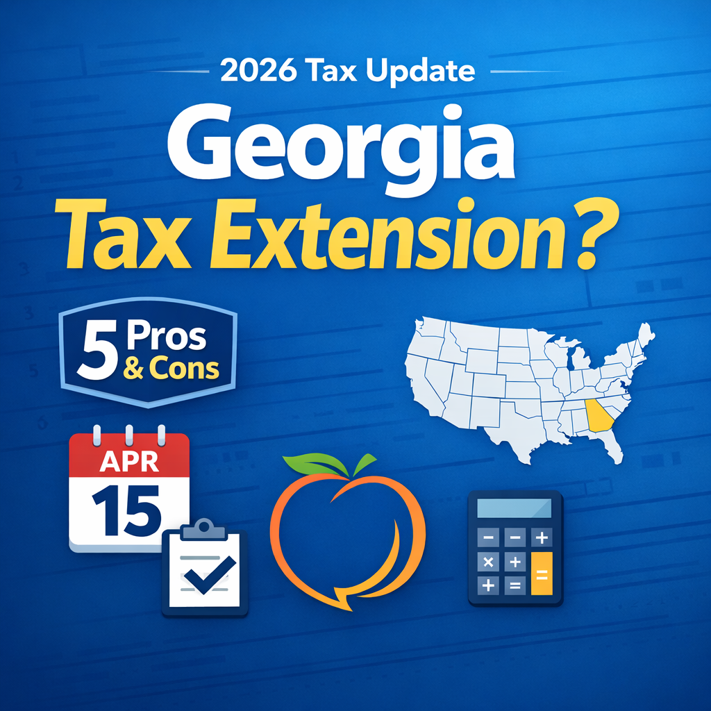 2026 Tax Update: Should Georgia Taxpayers File a Tax Extension? 5 Pros & Cons to Weigh Before April 15