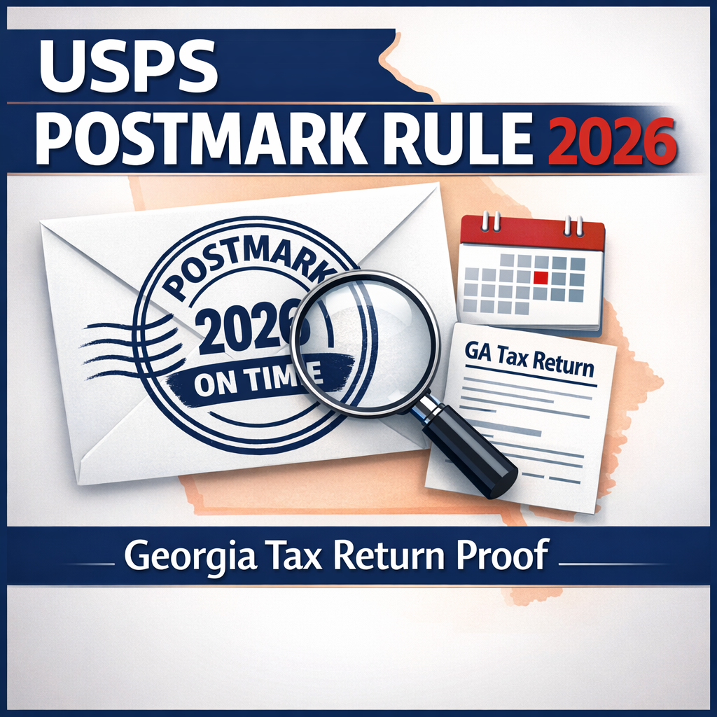 2026 USPS Postmark Rule: How Georgia Taxpayers Can Prove Their Return Was Filed On Time
