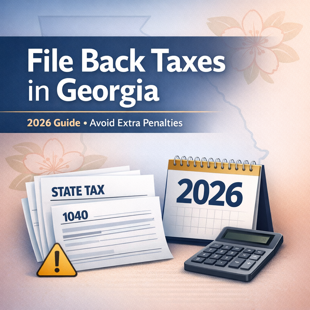 How to File Back Taxes in Georgia in 2026 — Avoid Making Penalties Worse